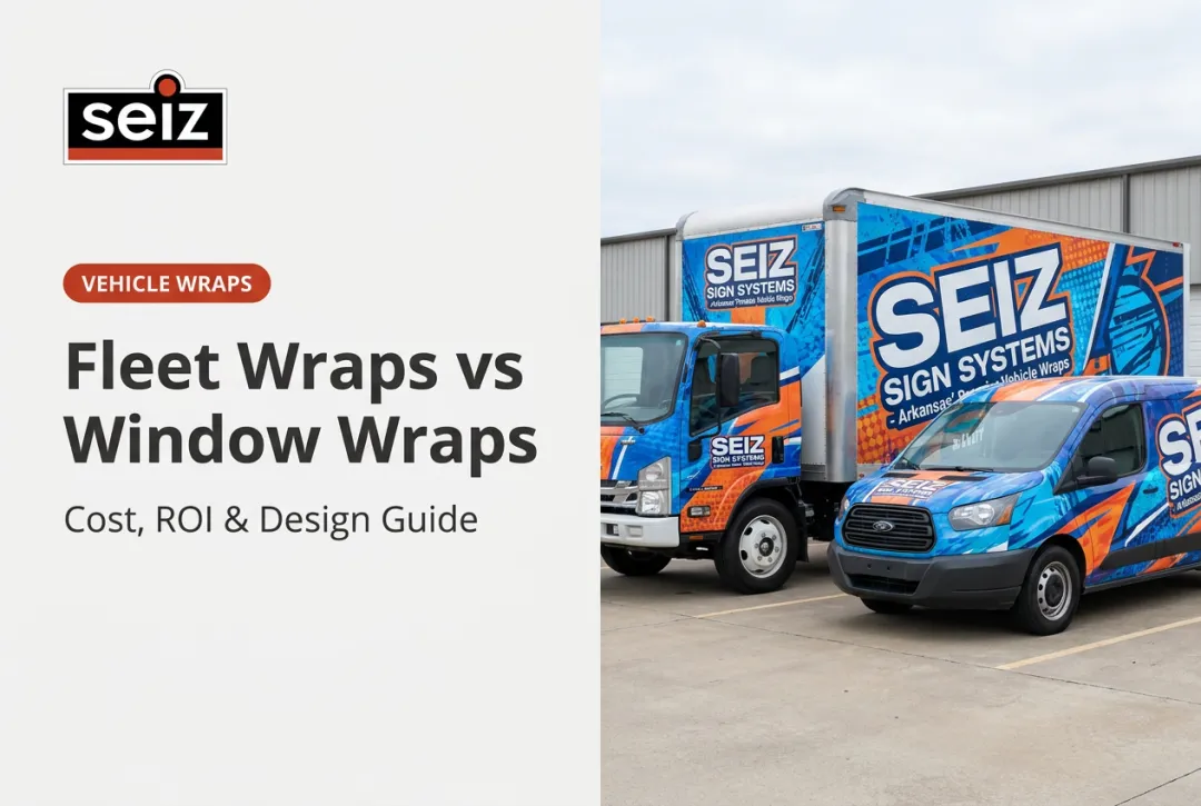 Fleet Wraps vs Window Wraps: Cost, ROI & Design Guide