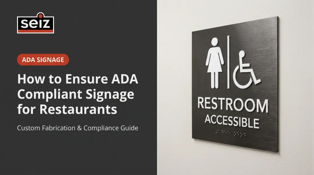 How to Ensure ADA Compliant Signage for Restaurants