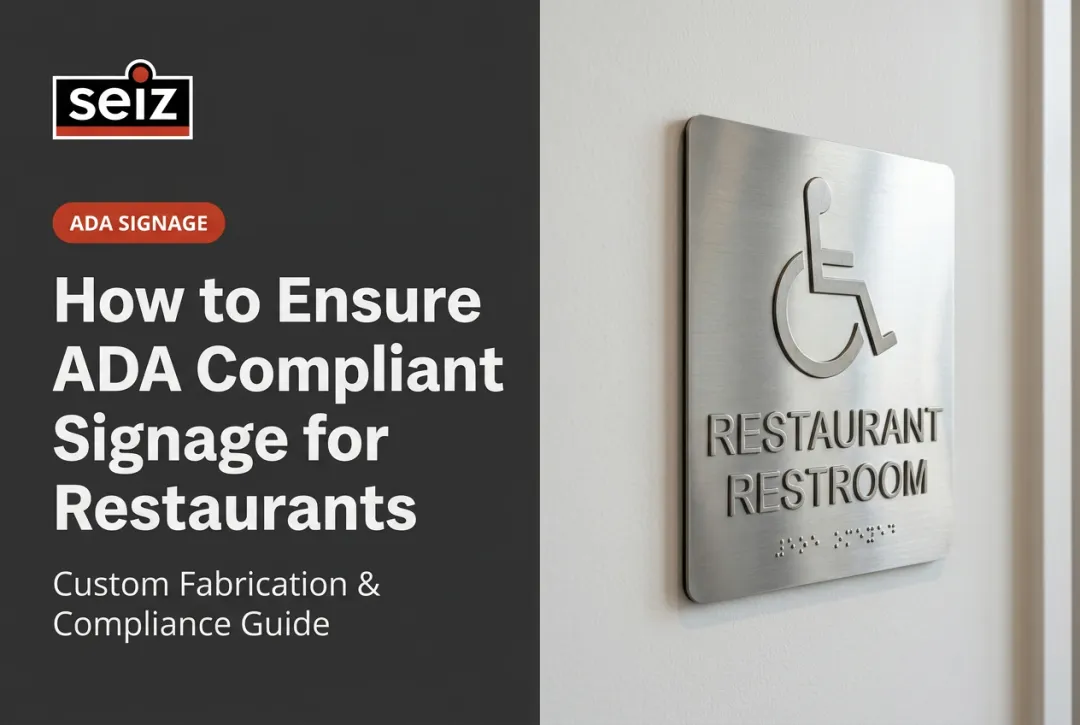 How to Ensure ADA Compliant Signage for Restaurants