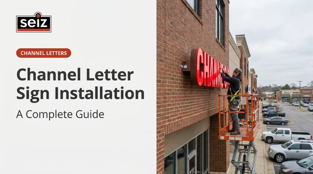 Channel Letter Sign Installation: A Complete Guide