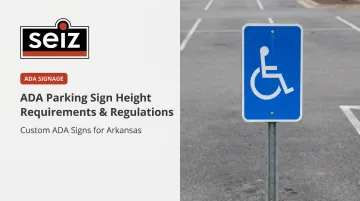 ADA Parking Sign Height Requirements &amp; Regulations