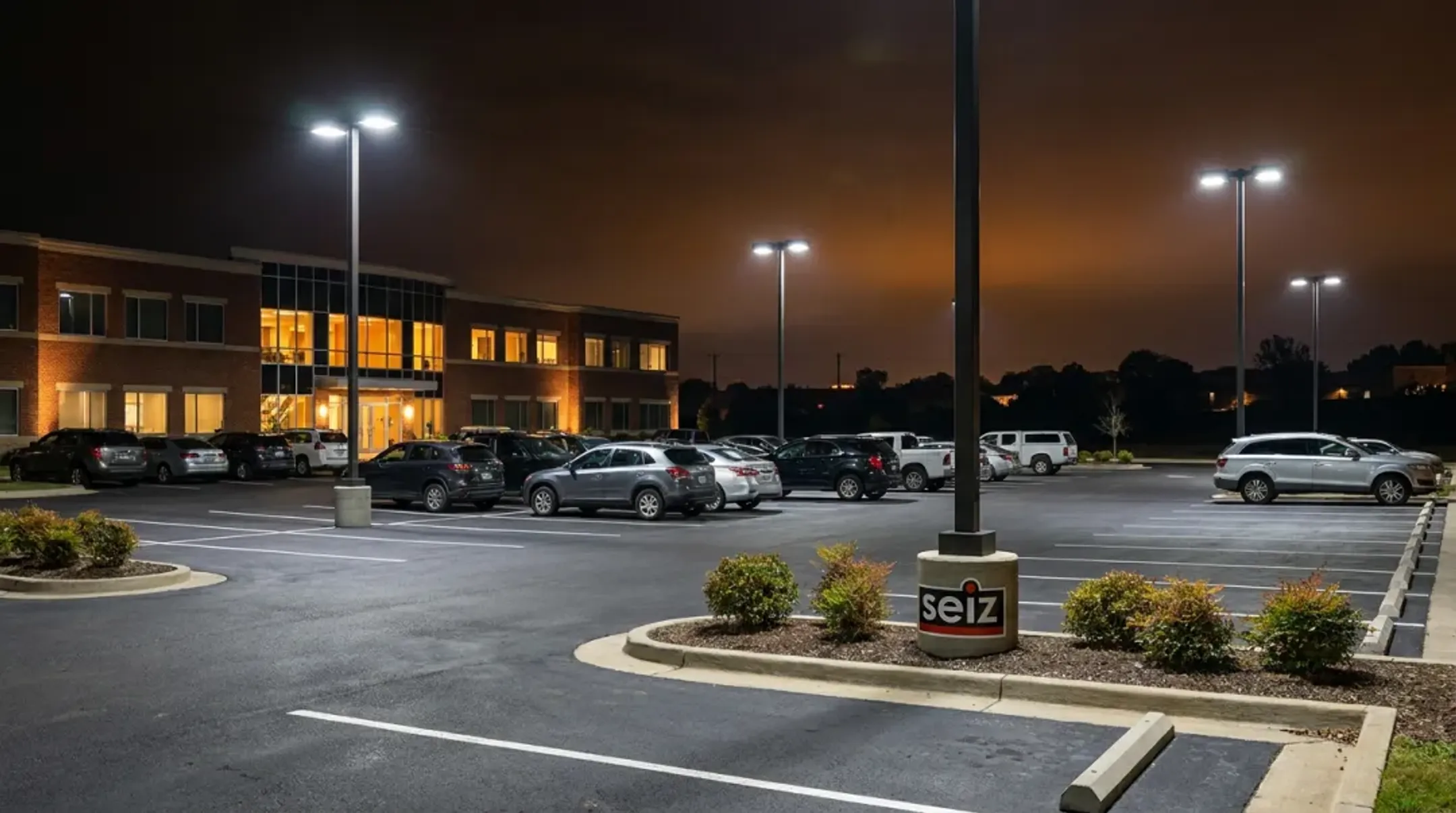 Office Park Parking Lot
