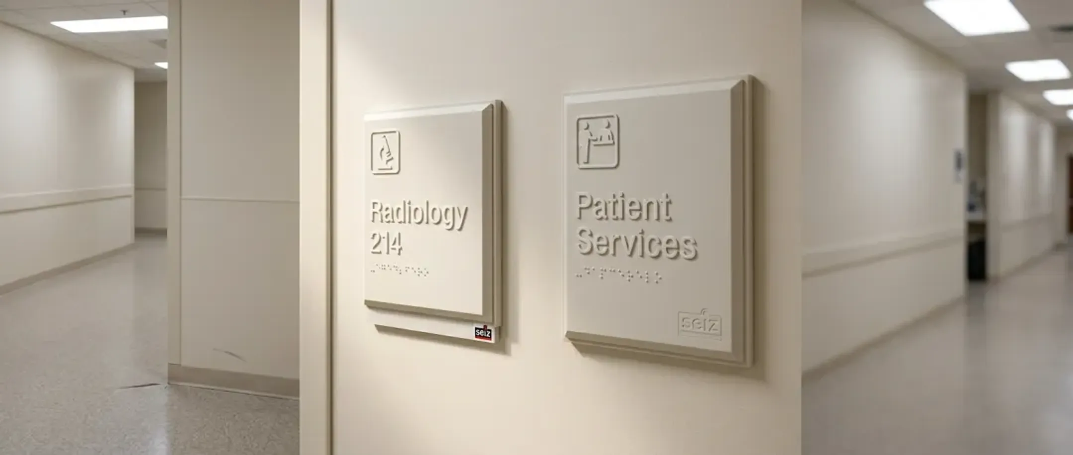 Healthcare Facility ADA Acrylic Sign