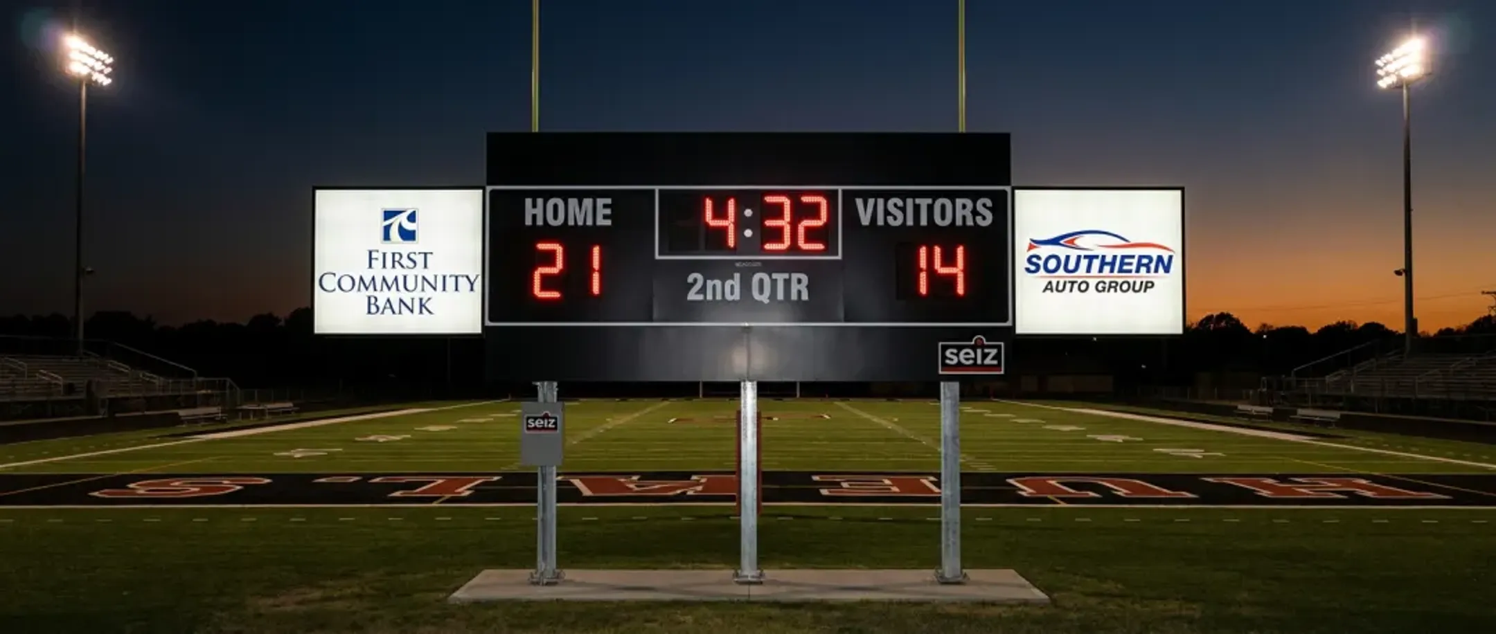 School Athletic Facility Scoreboard