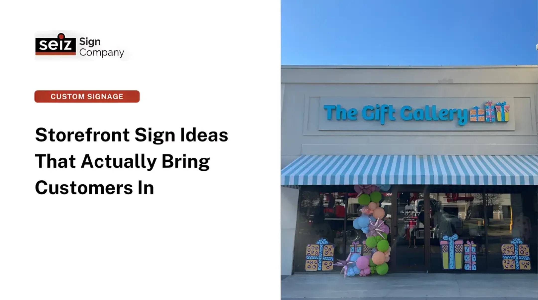 Storefront Sign Ideas for Small Businesses