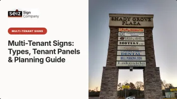 What Are Multi-Tenant Signs?
