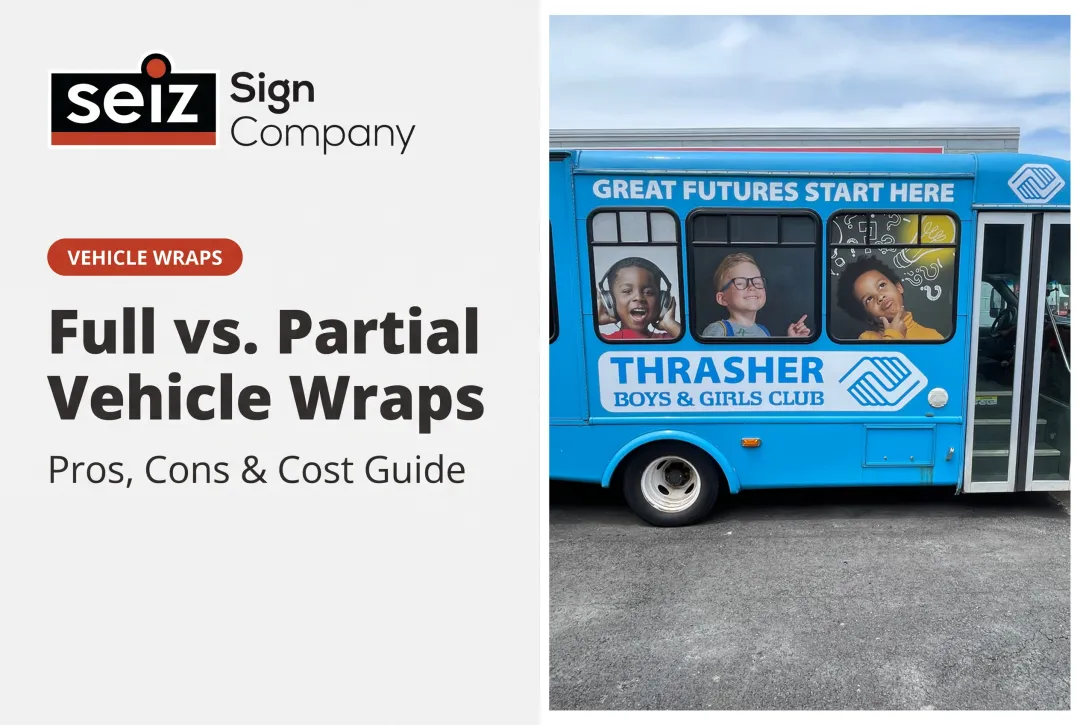 Full vs. Partial Vehicle Wraps: Pros, Cons & Cost Guide