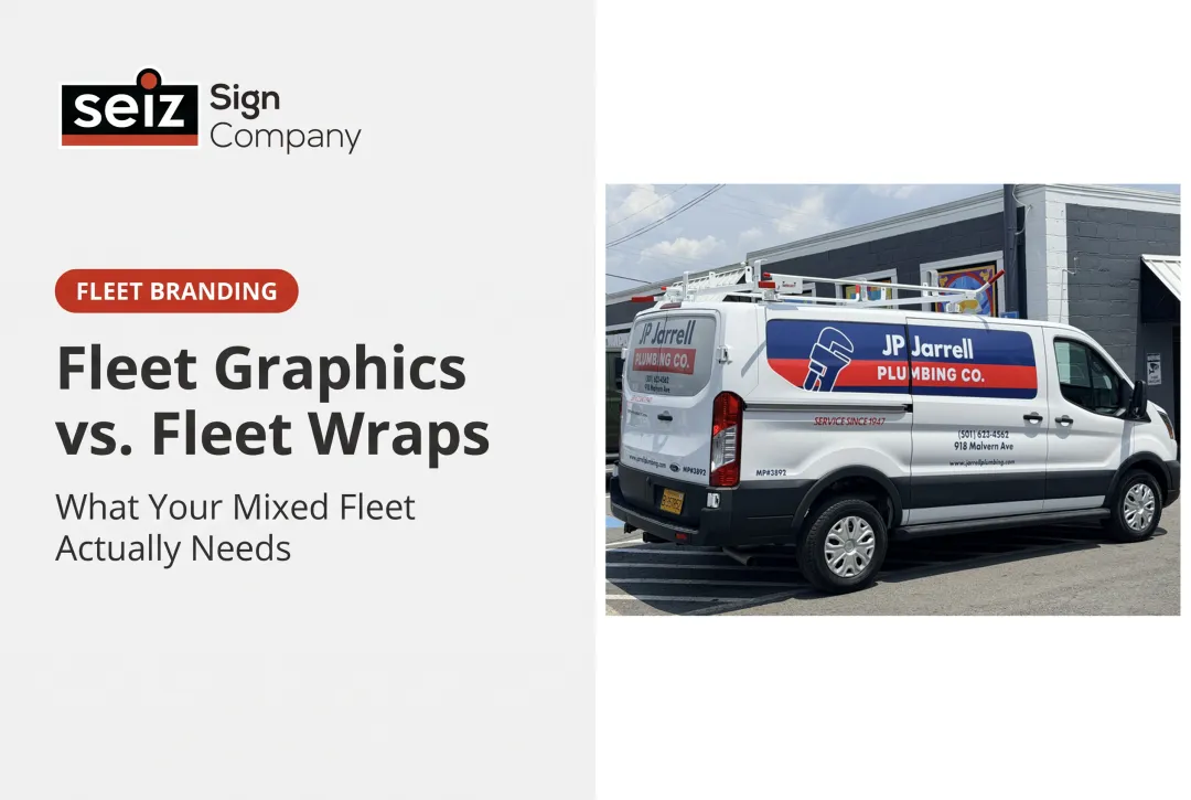Fleet Graphics vs. Fleet Wraps: What Your Mixed Fleet Actually Needs