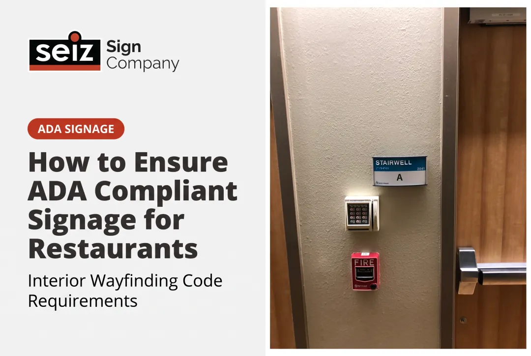 How to Ensure ADA Compliant Signage for Restaurants