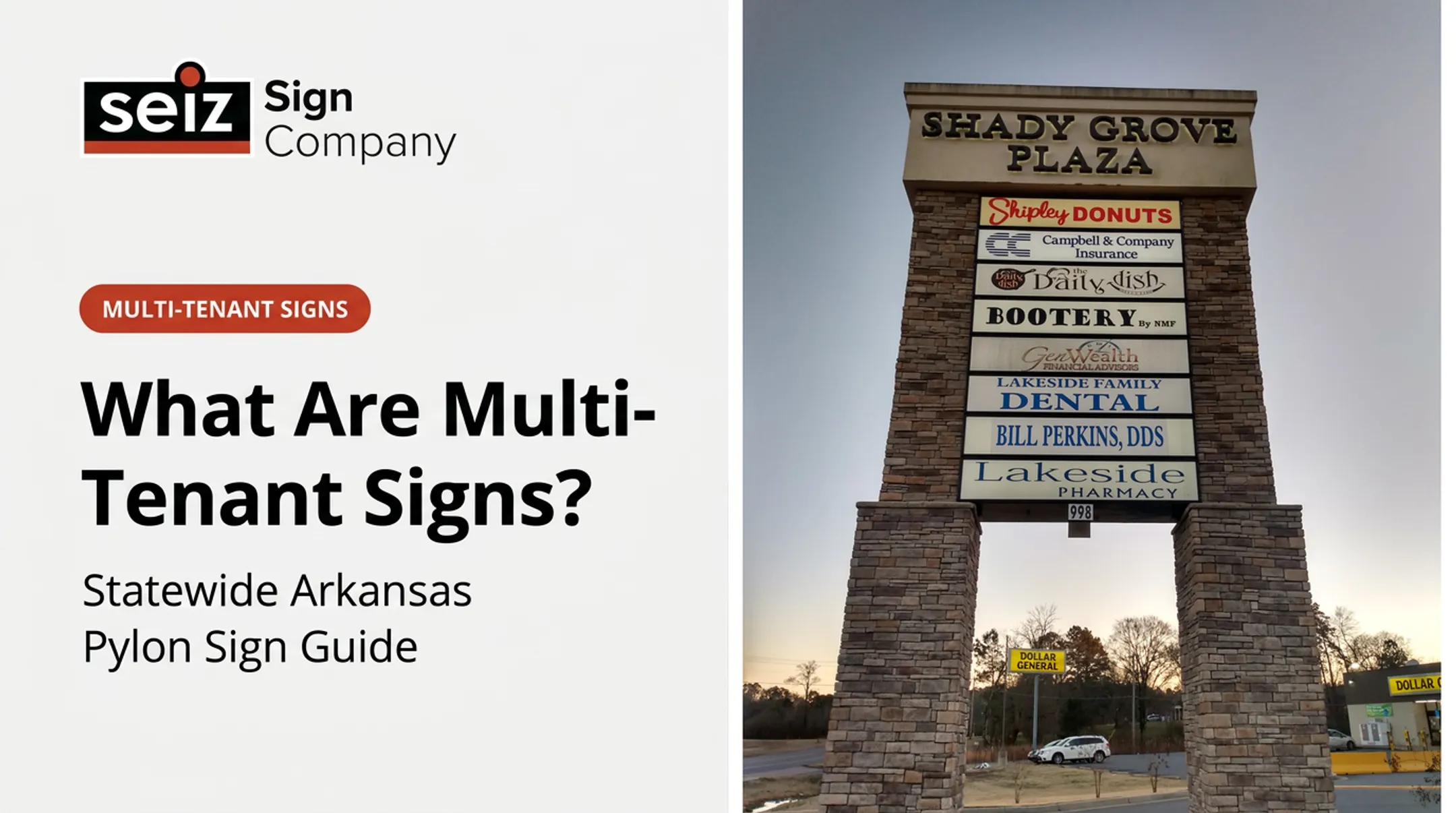 What Are Multi-Tenant Signs?