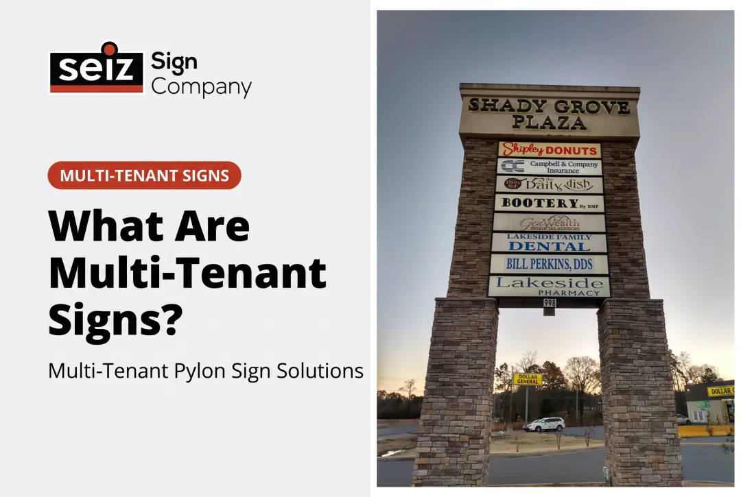 What Are Multi-Tenant Signs?