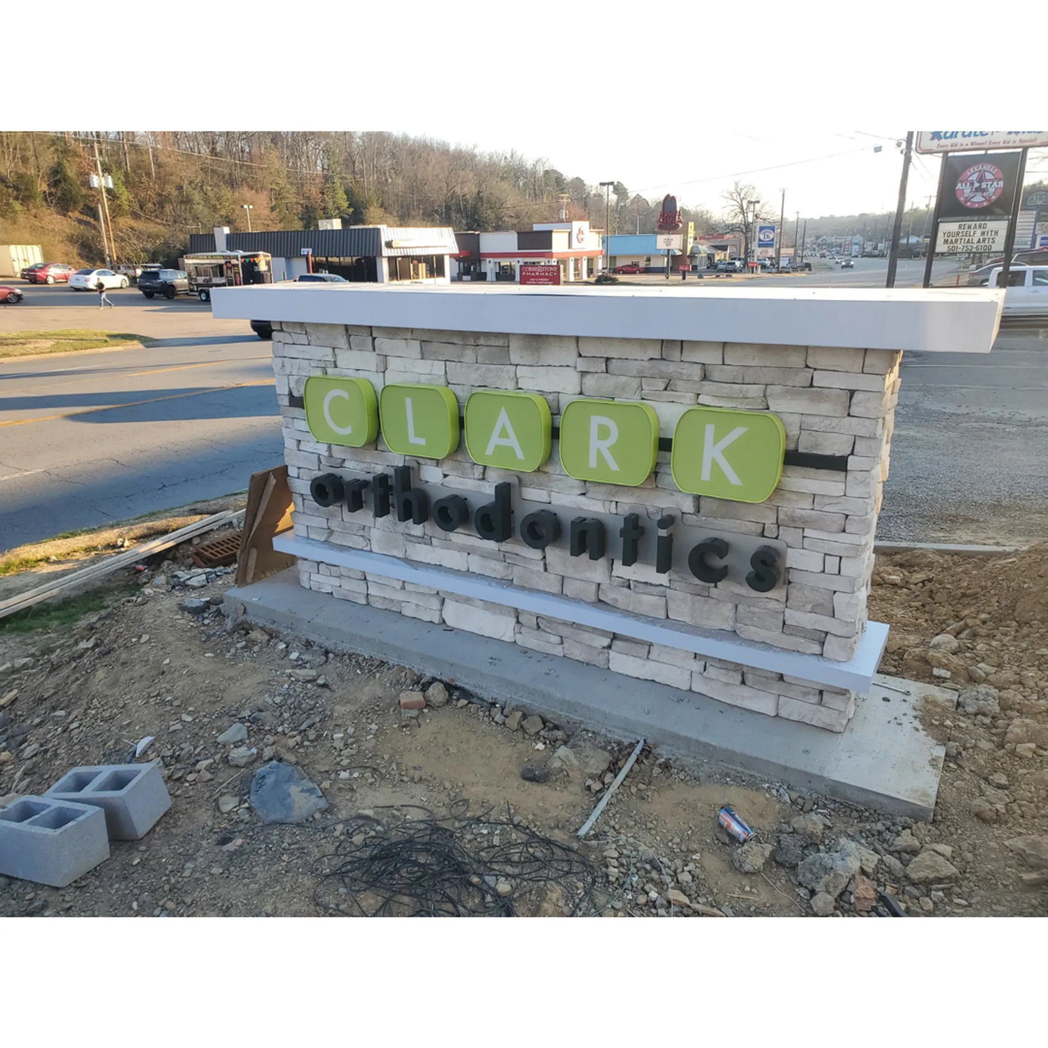 Sign design and installation process