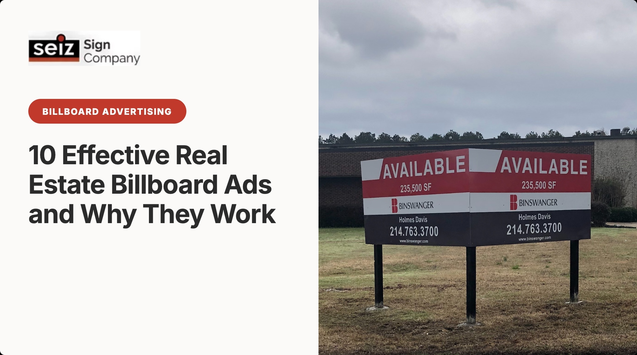10+ Examples of Effective Real Estate Billboard Ads