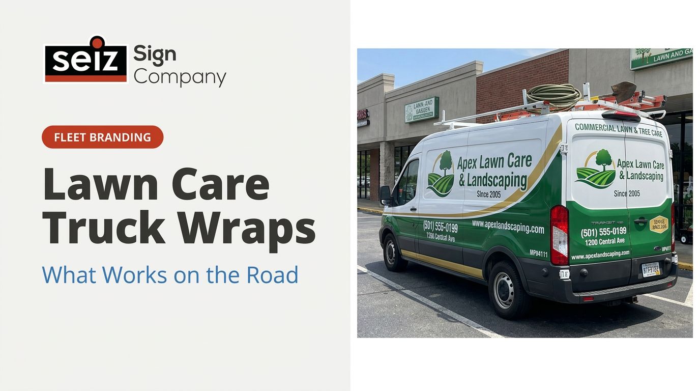 Lawn Care Truck Wraps: What Works on the Road