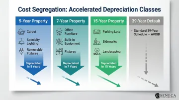 Three depreciation classes 5-year 7-year 15-year property reclassification comparison