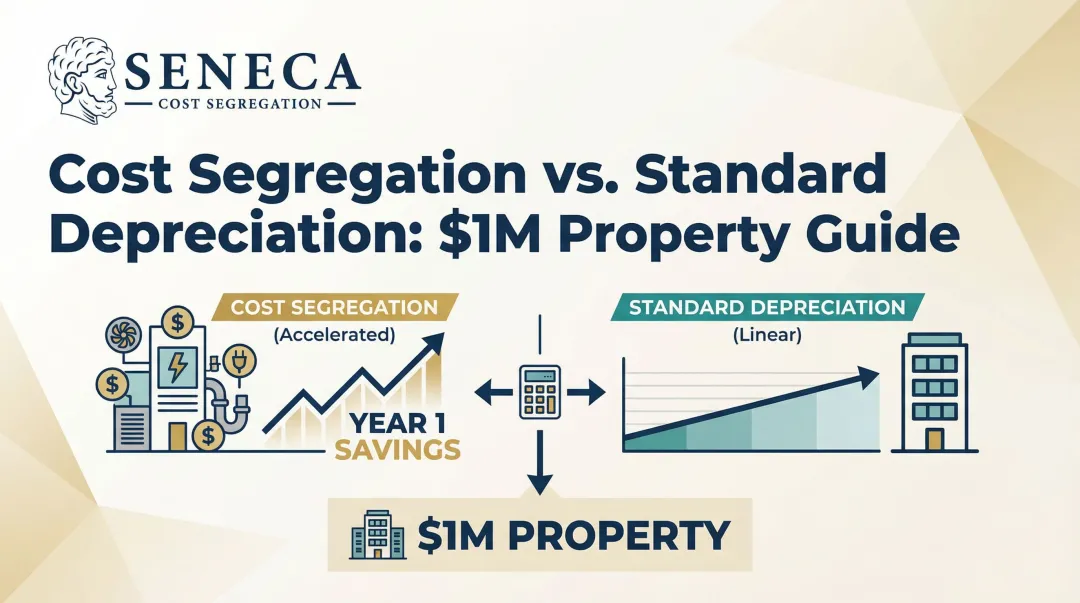 Cost Segregation vs. Standard Depreciation: $1M Property Guide