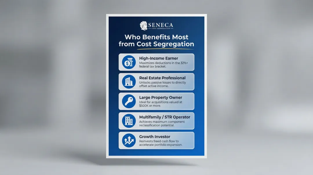 5 ideal investor profiles for cost segregation study maximum ROI breakdown