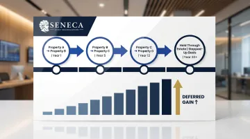 Serial 1031 exchange strategy timeline showing indefinite capital gains deferral across decades