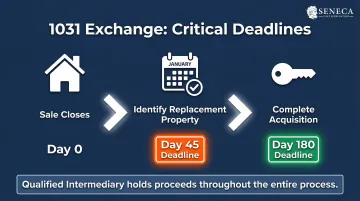 1031 exchange three-step timeline from property sale to replacement acquisition