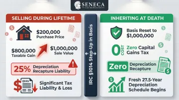 Step-up in basis and depreciation recapture elimination dual tax benefit for inherited rental property