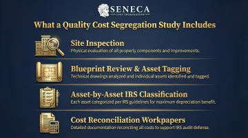 Four key components of an engineering-based cost segregation study checklist