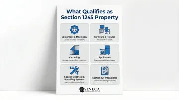 Section 1245 property categories including equipment furniture fixtures and intangibles