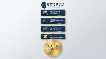 CCSP certification requirements five-step qualification process for cost segregation professionals