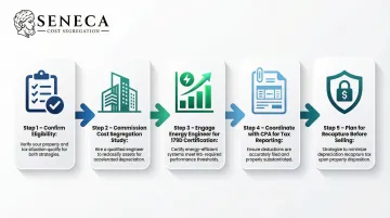 5-step process for stacking 179D and cost segregation deductions on commercial property