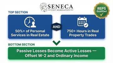 Real Estate Professional Status REPS requirements and tax benefits qualification flow