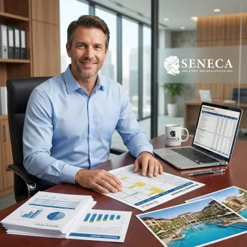 Engineer analyzing resort property components for cost segregation classification