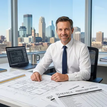 Licensed engineer conducting a cost segregation property analysis in Minnesota