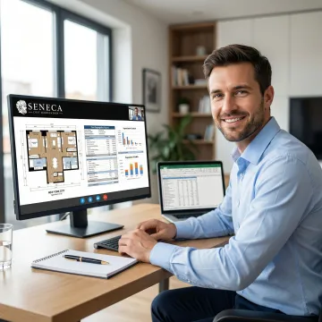 Cost segregation engineer conducting a virtual property inspection on a New York investment property