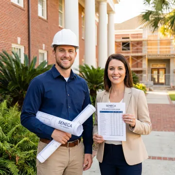 Engineering team conducting a cost segregation property analysis for a Louisiana real estate investor