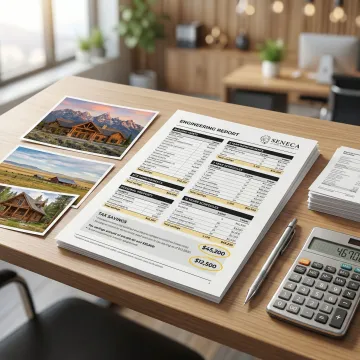 Detailed cost segregation report with depreciation schedules and property component breakdown