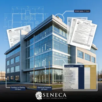 Cleveland commercial property undergoing cost segregation analysis for accelerated tax depreciation