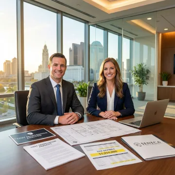 Columbus property owner reviewing cost segregation tax savings report