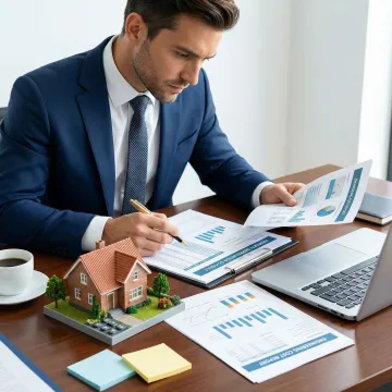 Cost segregation specialist reviewing depreciation analysis for a tiny house property