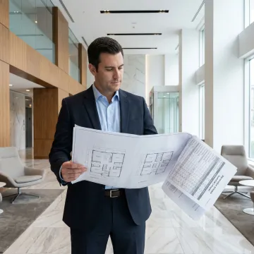 Cost segregation study for an apartment building with engineer reviewing property components