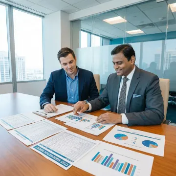 Seneca Cost Segregation engineer presenting a detailed property depreciation report to a Missouri real estate investor