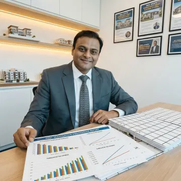 Real estate investor reviewing cost segregation tax savings report for a Nevada property