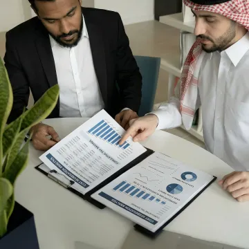 New Jersey real estate investor reviewing cost segregation tax savings report with a financial advisor