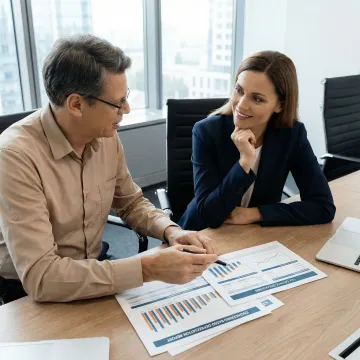 Cost segregation specialist presenting tax savings analysis to a Virginia real estate investor