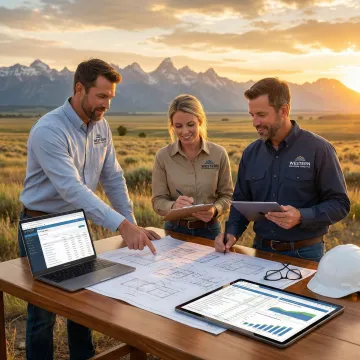 Engineering team conducting cost segregation analysis on Wyoming commercial property