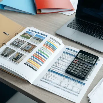 Detailed engineering documentation showing building component classification for cost segregation