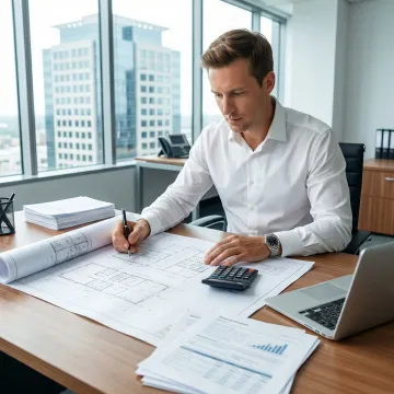 Engineering team conducting detailed property tax assessment for New Jersey real estate investor