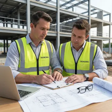 Professional engineer conducting cost segregation analysis on commercial property in St. Louis