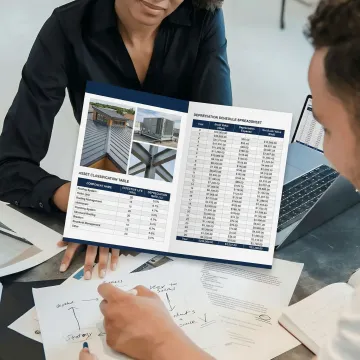 Detailed cost segregation report showing asset classification schedules and depreciation timelines