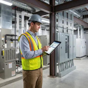 Detailed engineering analysis showing property component breakdown for cost segregation