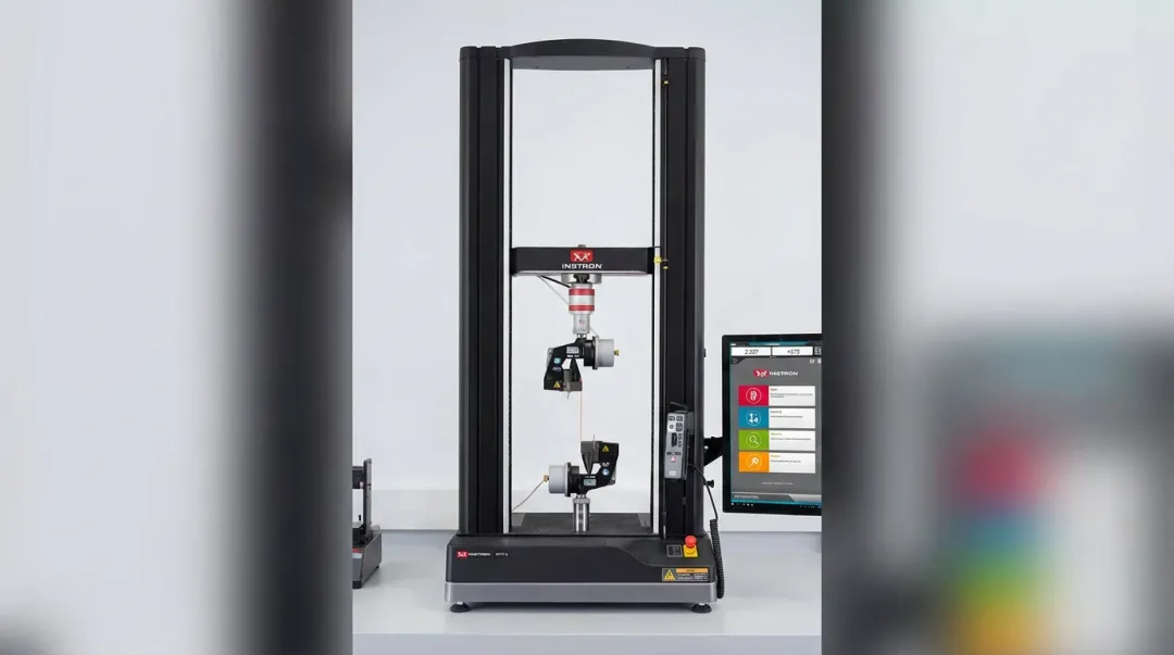 Industrial load cell installed in automotive crash testing structural validation environment