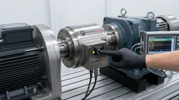 SensorData BT4000 wireless torque sensor with onboard shunt calibration circuit installed